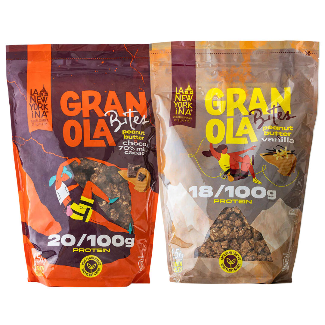 Granolas Choco-Peanut butter y Vanilla-Peanut butter