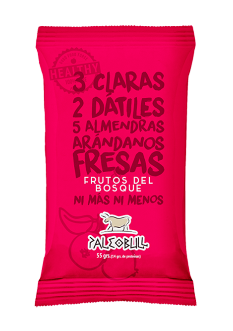 PaleoBull Barritas de Frutos del Bosque (15X55 G)