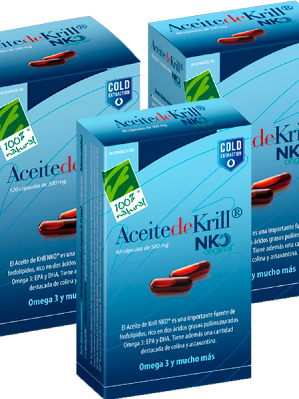 Aceite de Krill NKO (40, 80 y 120 Cápsulas)