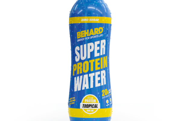 BeHard Super Protein Water Tropical (12 unidades/ 500 Ml)