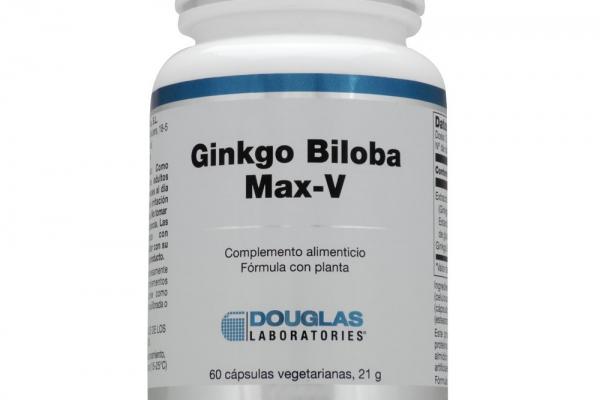 Ginkgo Biloba Max-V (60 Cápsulas Vegetarianas)