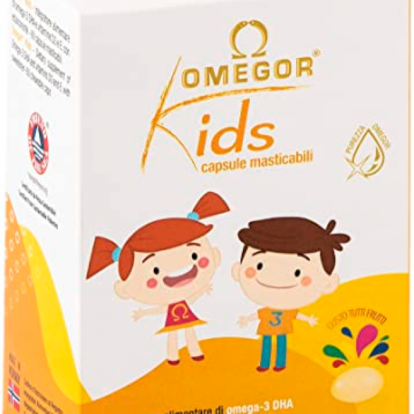 Omegor Kids Masticables (60 Cápsulas)