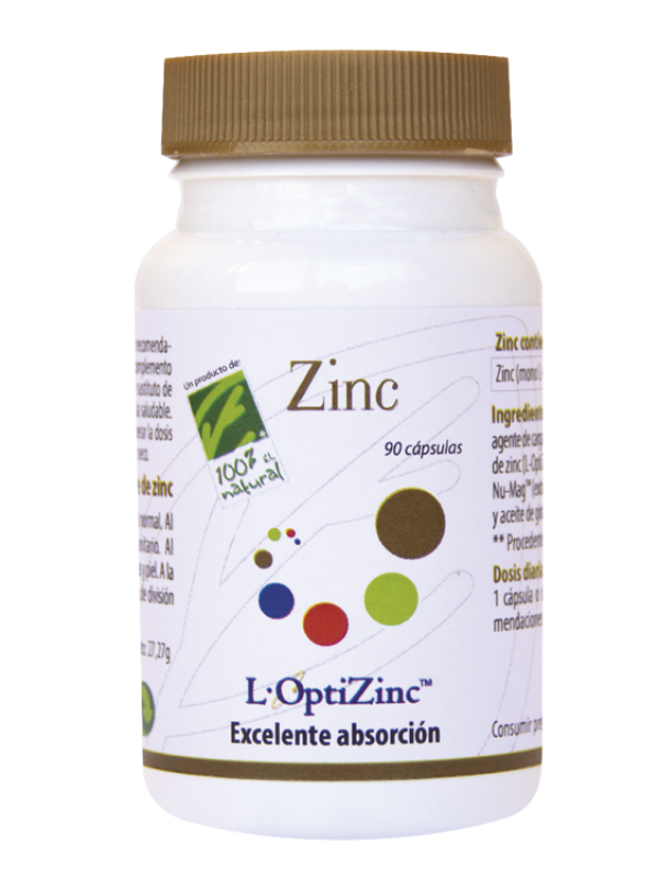 Zinc (20 Mg/ 90 Cápsulas)
